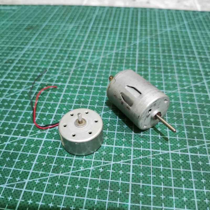 satu paket 2 pcs dinamo dc motor 3V - 5VDC generator led / dinamo high Speed