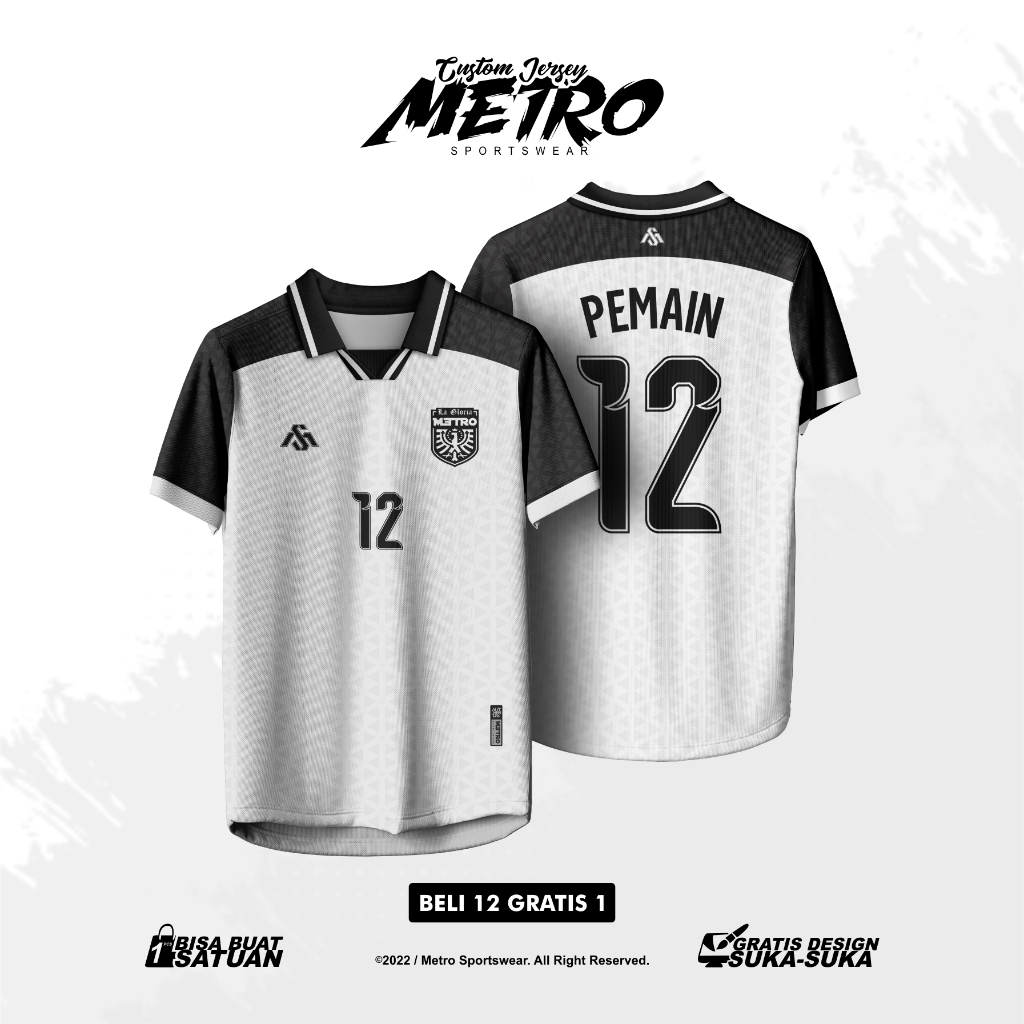 Jersey Futsal Custom Design Full Printing