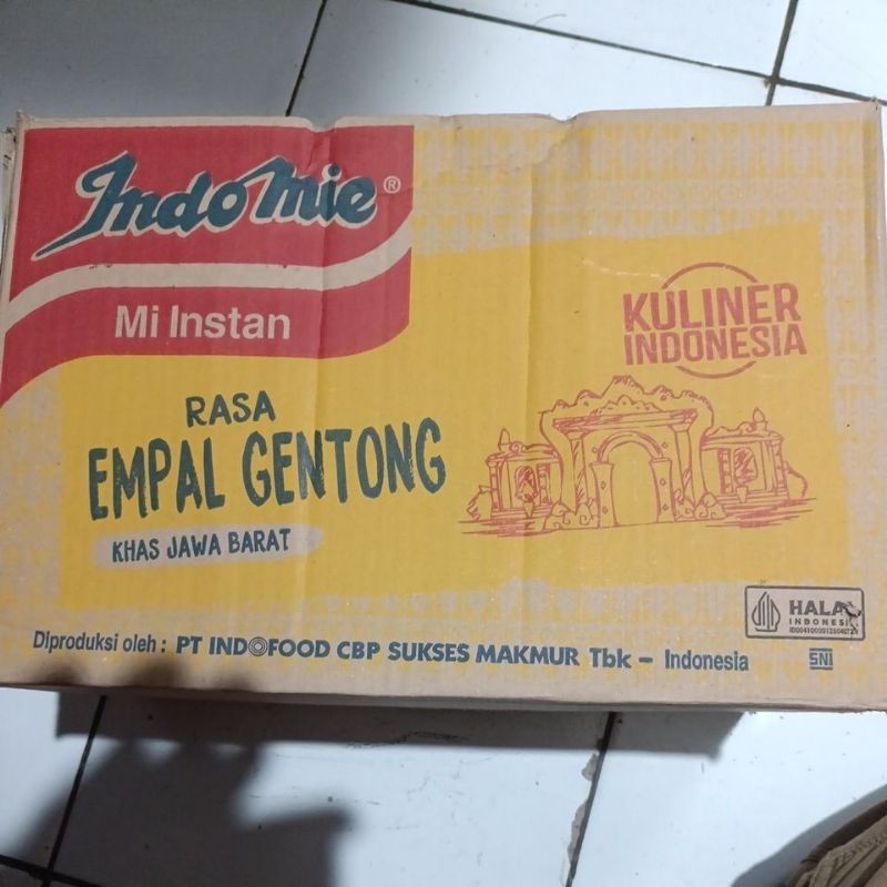 

Indomie empal gentong