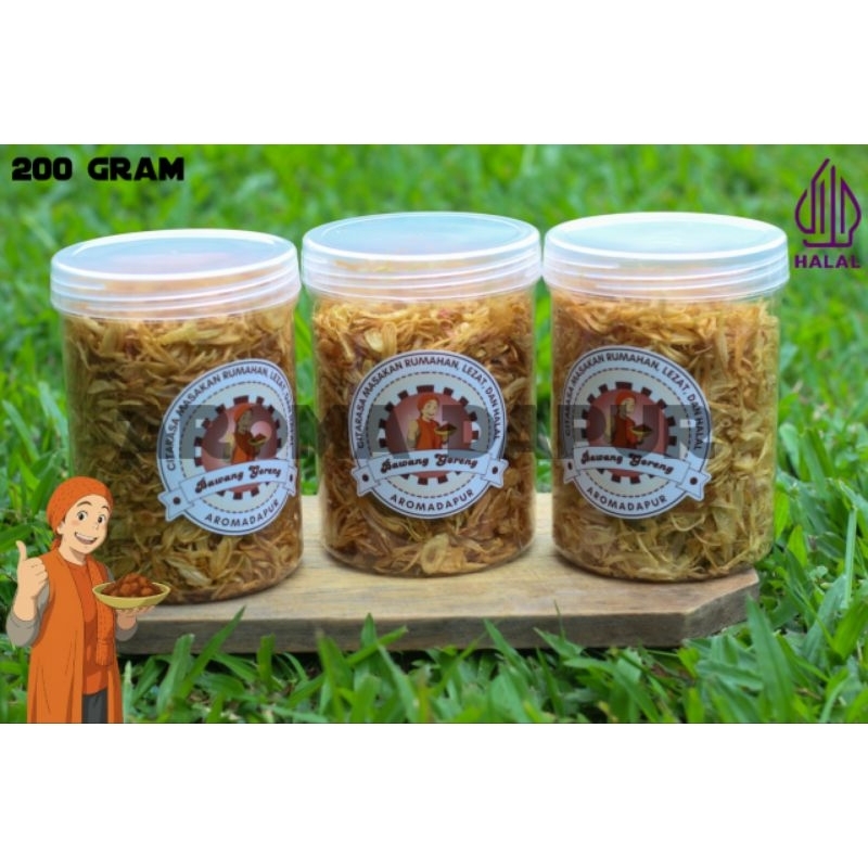 

•AROMA DAPUR• BAWANG GORENG, BAWANG MERAH ASLI SUMENEP FULL BAWANG MERAH 200 GRAM