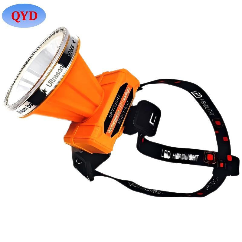 35W LED Headlamp Waterproof Headlight,Superbright Rechargeable Head Lamps with 2 Modes Mining Headli