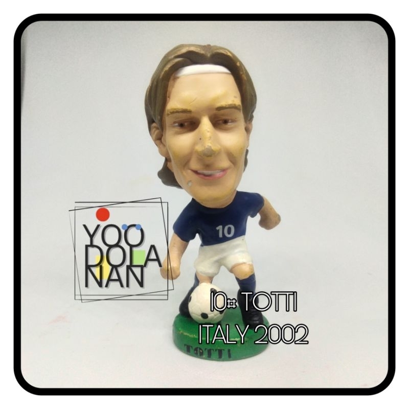 10# TOTTI - ITALY 2002 FORWARD SPORTS CORINTHIAN FIGURE PEMAIN BOLA
