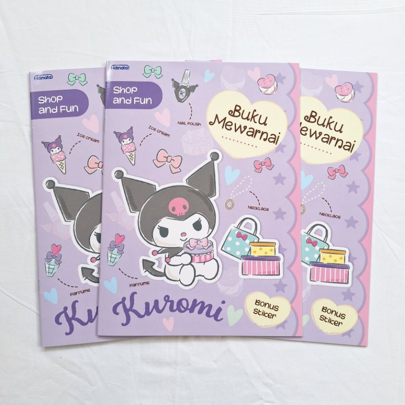 

kuromi coloring book L Adinata/ Buku mewarnai /Buku aktivitas