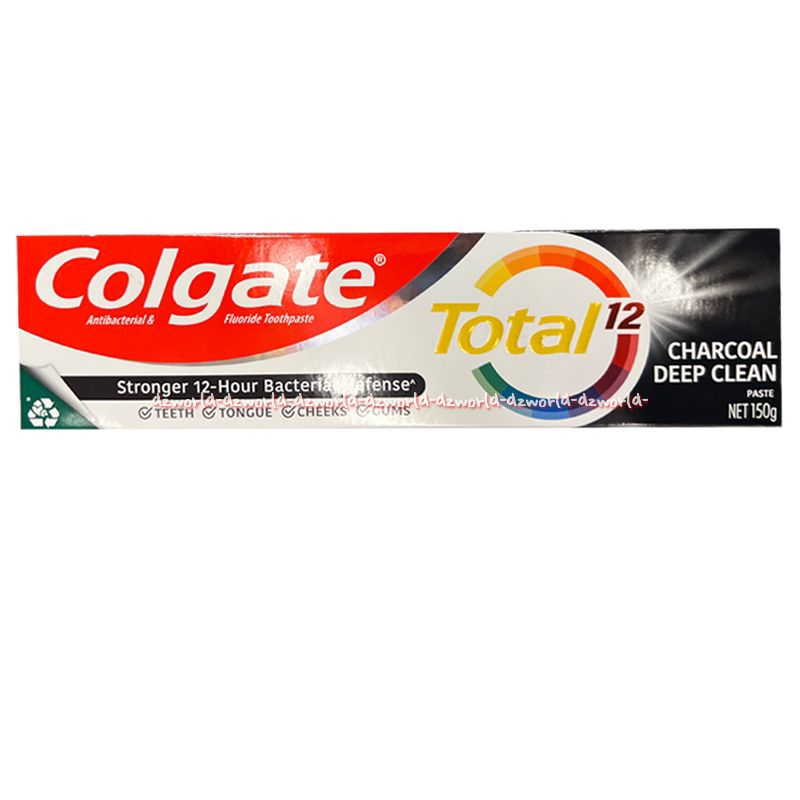 Colgate Total 12 150gr Charcoal Deep Clean Profesional Clean Mint Paste Toothpaste Pasta Gigi Odol S