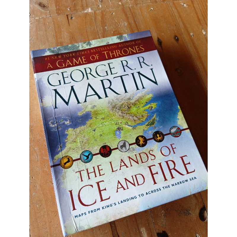 The Lands of Ice and Fire Game of Thrones World Complete Map George RR Martin Collector's Edition Pr