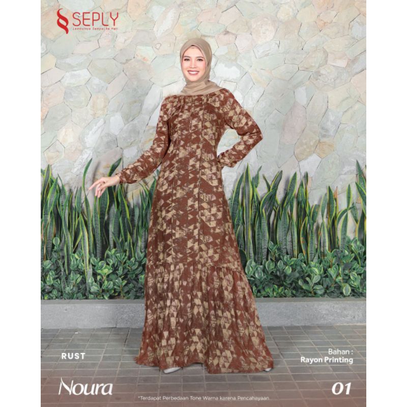 NOURA 01 GAMIS SEPLY BAHAN RAYON