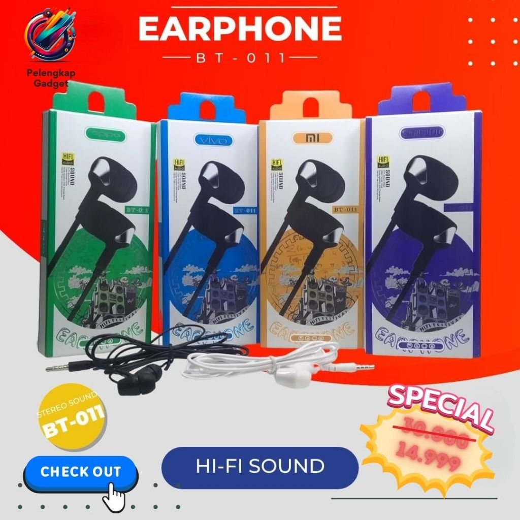 Earphone OPPO/VIVO/XIAOMI/SAMSUNG (BT-011)