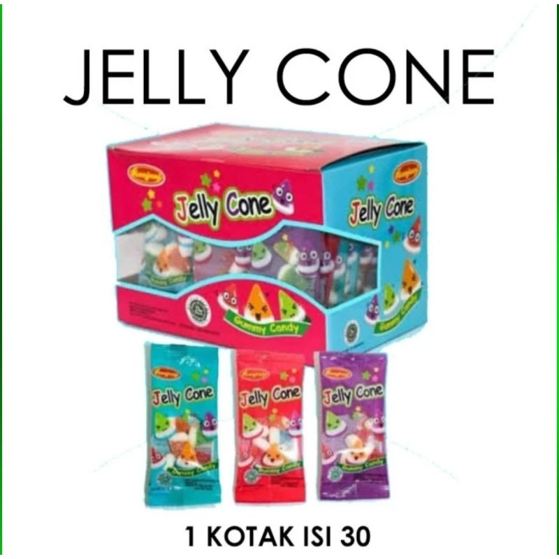 

1 dus ranjani jelly cone isi 24 box,1 box isi 30 pcs