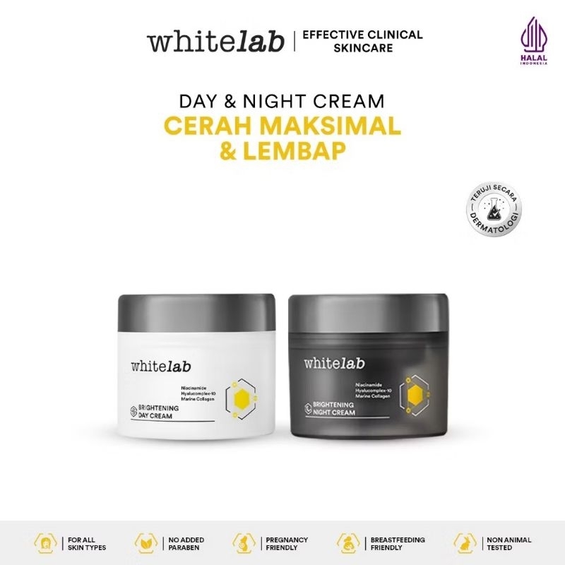 Whitelab Brightening Day Cream & Night Cream