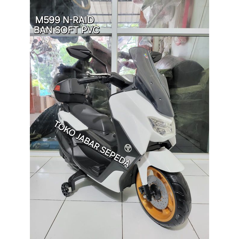 Mainan NMAX Turbo Motor Aki Anak M599 Ukuran Besar