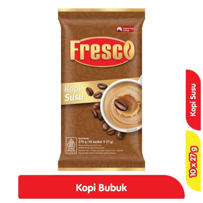 

FresCo Kopi Instan Krim Susu 10 x 27 g