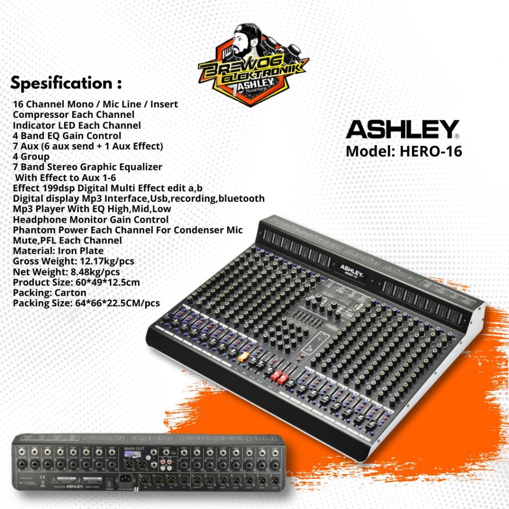 MIXER HERO-16 ASHLEY