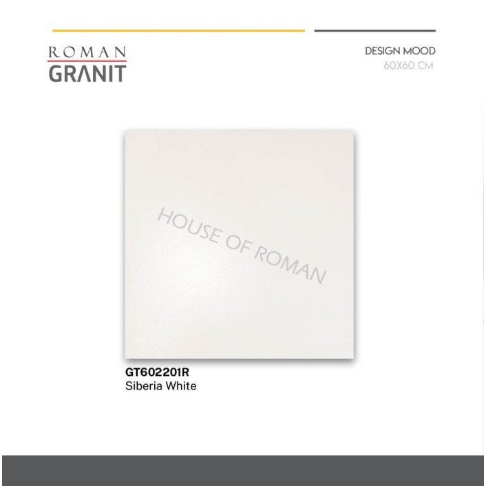 ROMAN GRANIT Siberia White 60x60 GT602201R ROMAN GRANIT