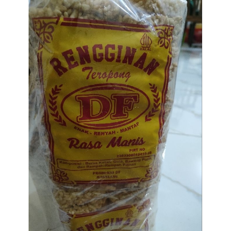 

Rengginan Teropong Enak Renyah Mantap DF Magelang Rasa Manis
