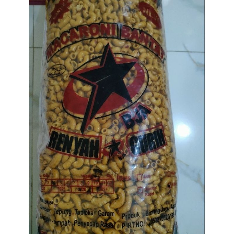 

Macaroni Bantat Renyah dan Gurih rasa rujak BJA
