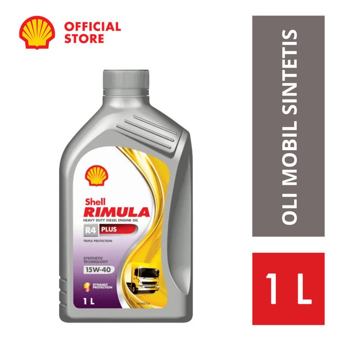 Oli Mesin Mobil Shell Rimula R4 Plus (1L)