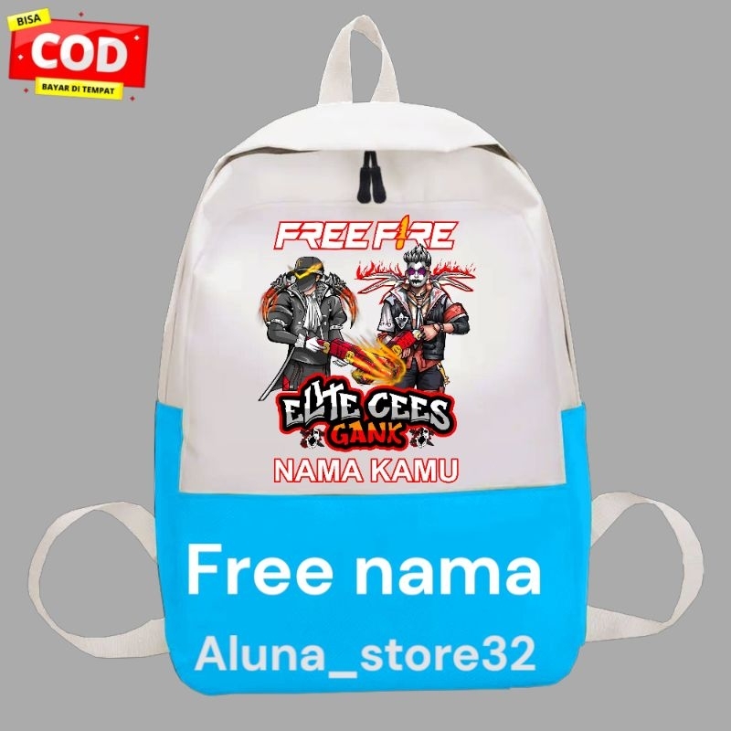 PROMO TAS RANSEL ANAK KARAKTER FREE FIRE JOSS