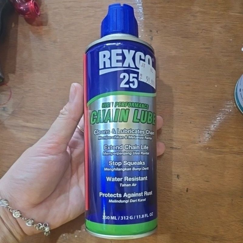 pelumas rantai rexco 25 / chain lube rexco 25 350ml / oli rantai 350ml rexco 25