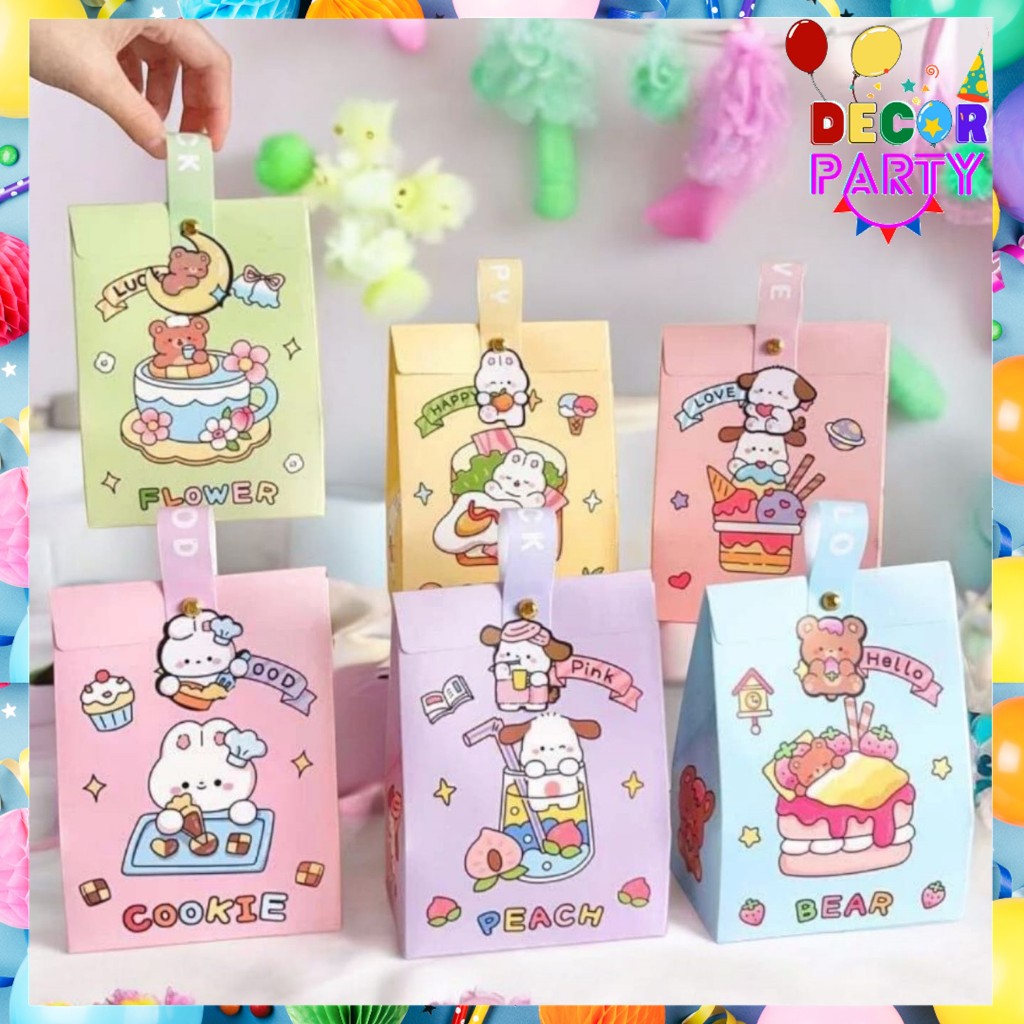 

DP Kotak Kado Tas Bingkisan Hadiah Hampers Ulang Tahun Anak Paper Bag Karakter Goodie Bag Ulang Tahun Anak Motif Kartun Kotak Souvenir Box Kue Tentengan Souvenirs Party Supplies