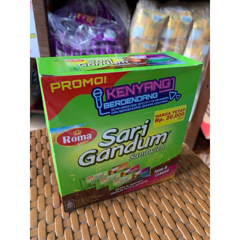 

ROMA SARI GANDUM SANDWICH | SARI GANDUM SUSU & COKLAT