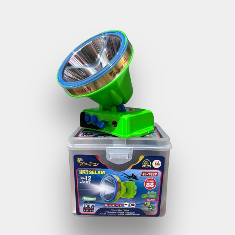 Senter kepala selam jinlong Jl132 | jl132 senter kepala jinlong selam