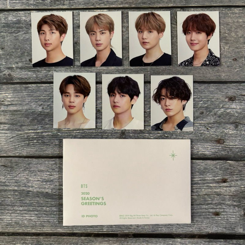 [ bts - seasons greetings 2020 ] photo id set