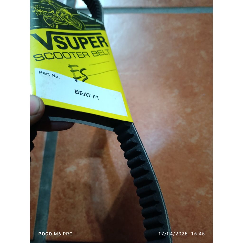 V BELT BEAT FI MEREK V SUPERM V BELT  MOTOR BEAT FI KZL MEREL V SUPER