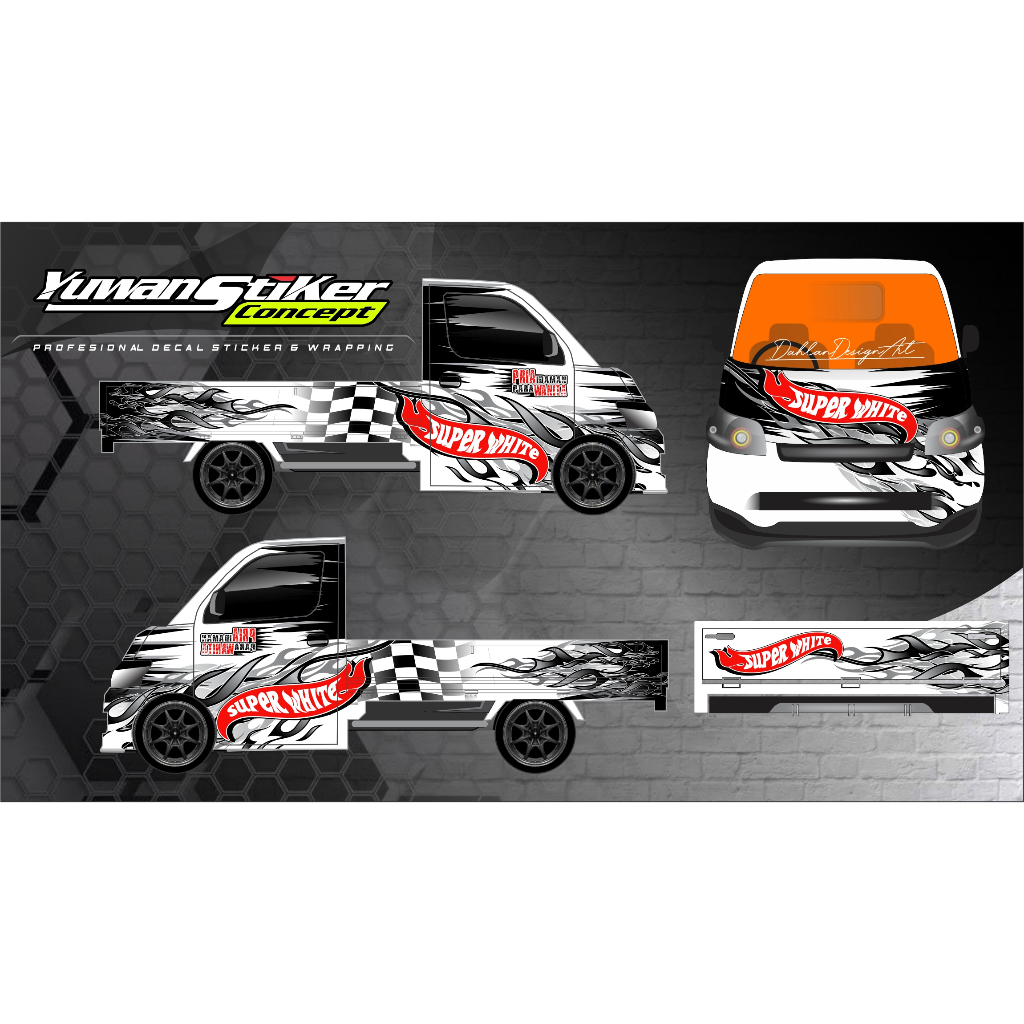 Decal Grandmax Pickup Hotwheels