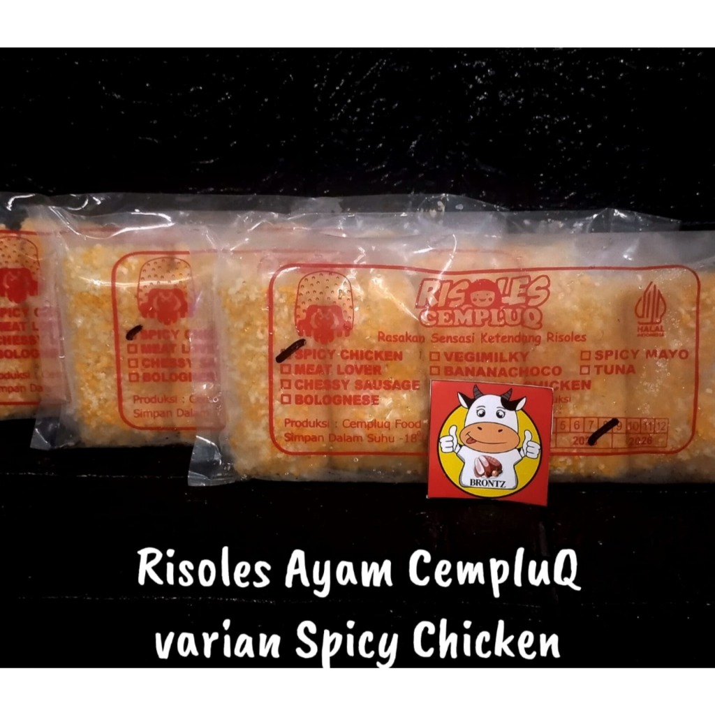 

CEMPLUQ RISOL AYAM VARIAN SPICY ISI 5 - DISASS JOGJA