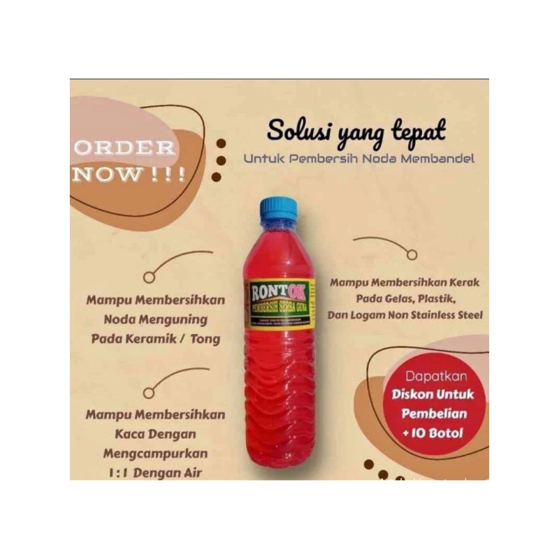 Rontok pembersih kamar mandi