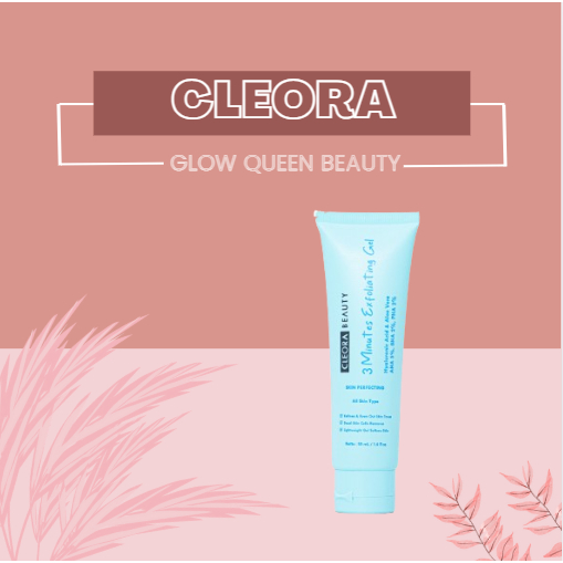 Cleora 3 Minutes Exfoliating beauty Scrub Gel Peeling / Peeling Gel / Exfoliasi Cleora Beauty