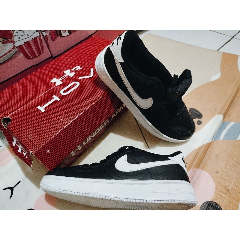 sneakers af1 black white size 39