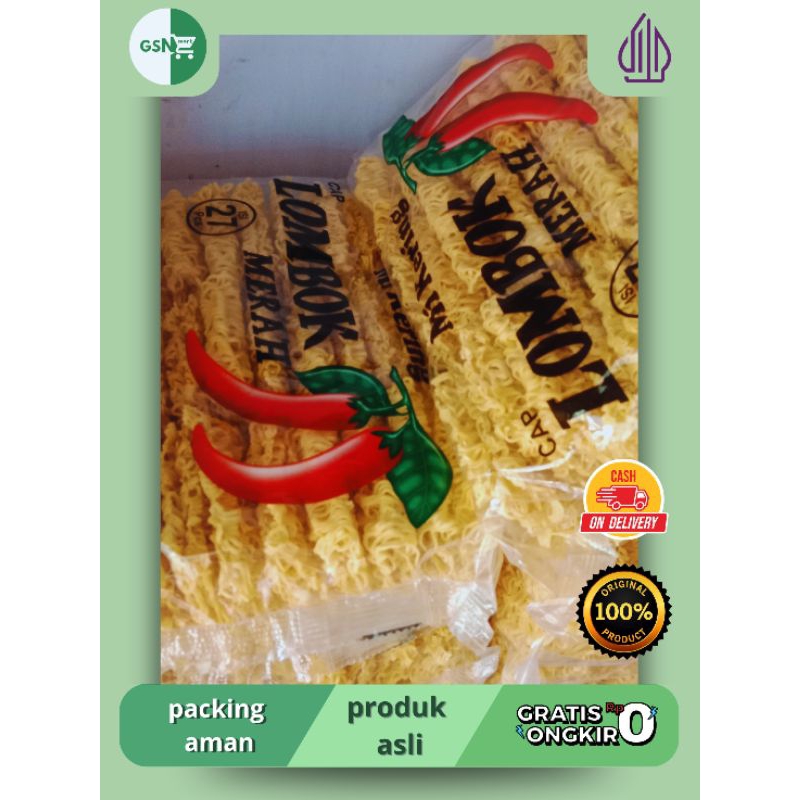 

MI LOMBOK MERAH mi kering 550 gr isi 27 pcs