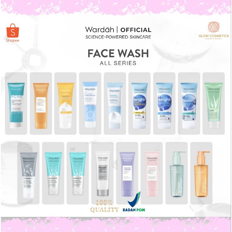 WARDAH - Face Wash Wardah All Series