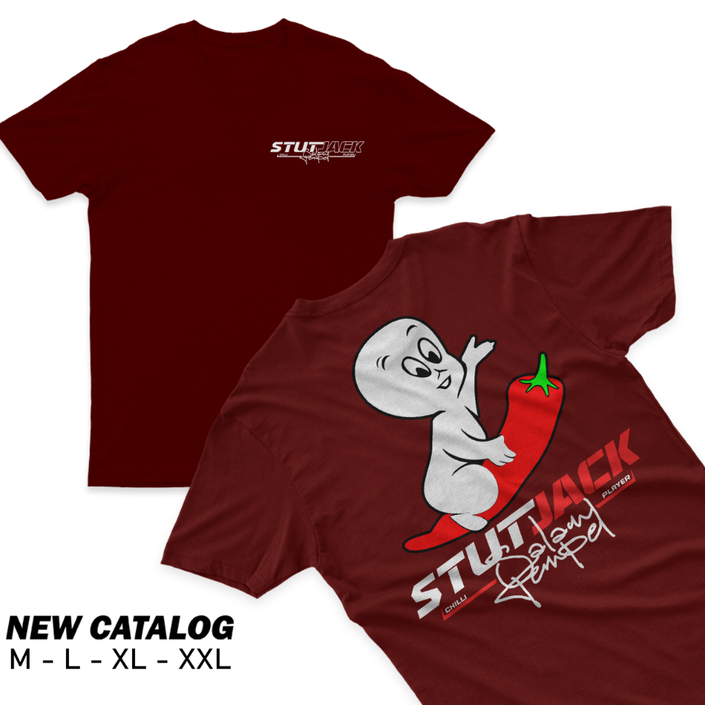 Stutjack Tshirt Casper - Kaos Casper - Baju Casper - #AV124