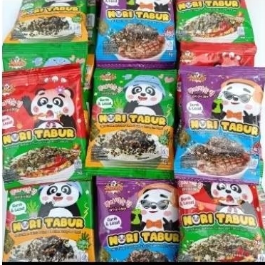 

1 dus Nori Tabur Renceng Rumput Laut Panggang isi 8 rcg,1 rcg=96 pcs