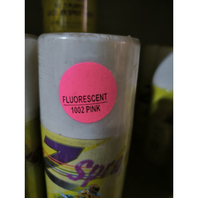 cat semprot cat kaleng Zspray fluorescent 1102 pink
