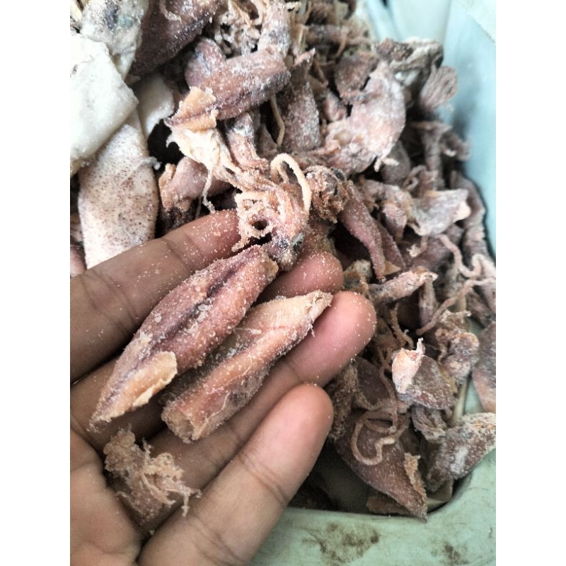 

IKAN ASIN BABY CUMI BERKUALITAS ASLI PUGER !!! harga terjangkau