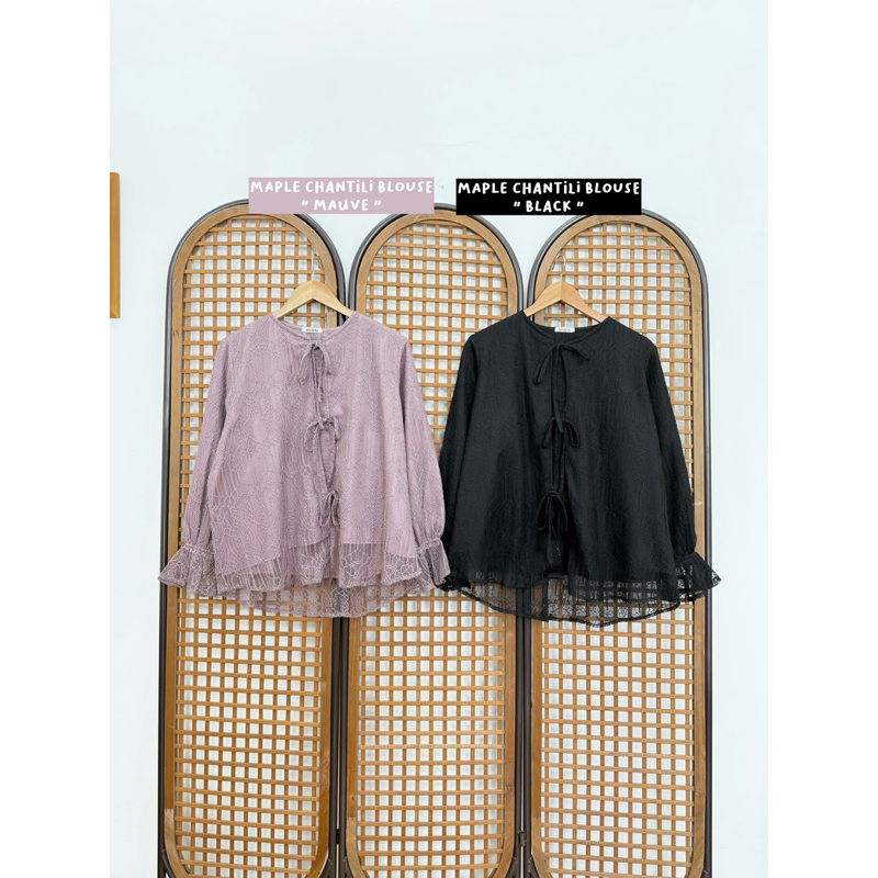 LOCANA LABEL ORIGINAL MAPLE LACEY BLOUSE