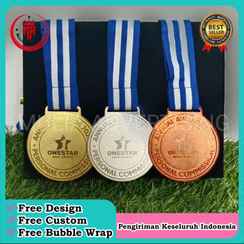 Medali logam kuningan, Jual medali logam, Medali logam murah, Medali custom, Medali wisuda