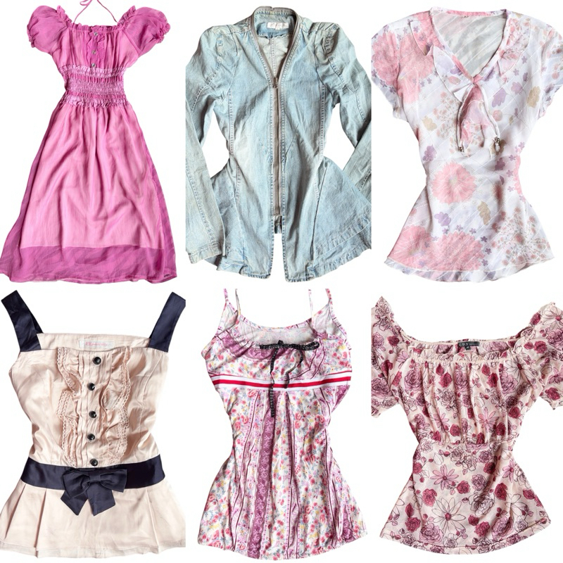 Thrift Coquette Y2K Fairycore Cottagecore Liz Lisa Axes Femme Grunge Acubi