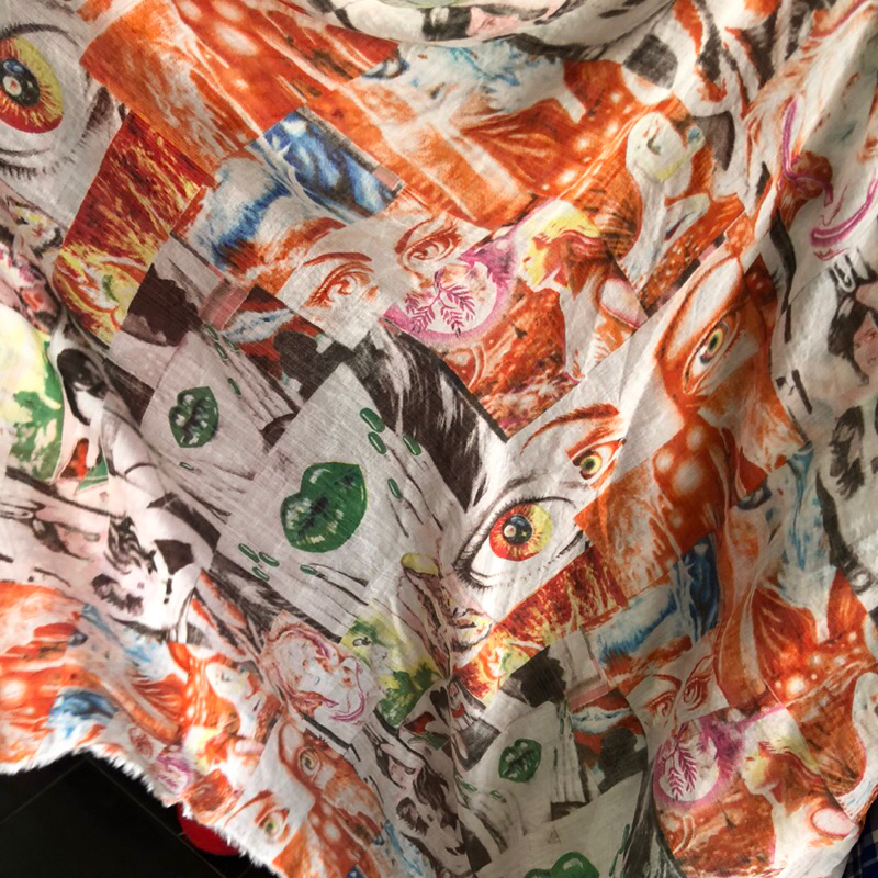 kain katun silky motif - kain katun silky motif karakter - kain katun silky motif korea - kain katun