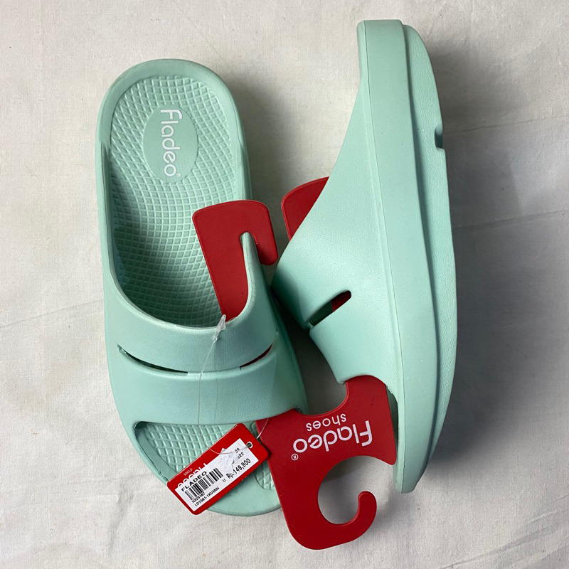 Sandal wanita wedges fladeo anti air hak tinggi sendal selop harian santai