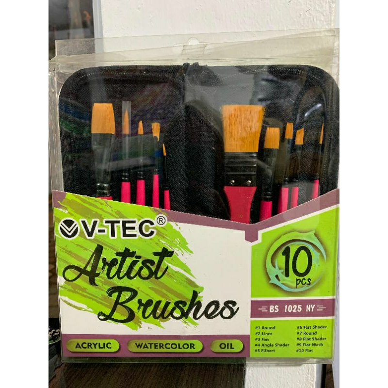 

V-TEC ARTIDT BRUSHES ISI 10 PCS BS-1025 NY