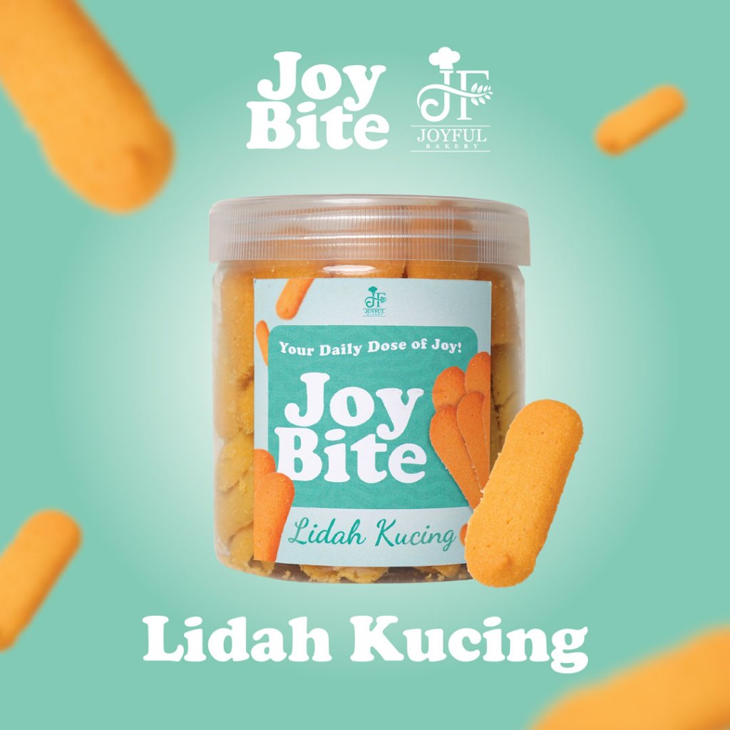 

Cookies Joybites Joyful Bakery - Lidah Kucing