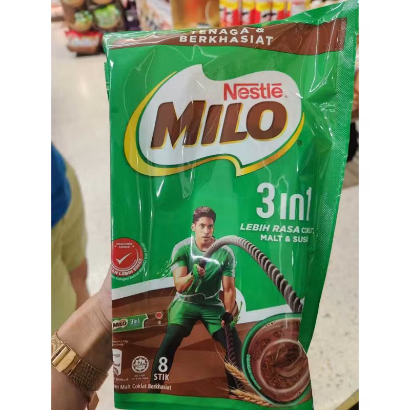 

MILO 3IN1 STIK ORI MLY | MILO MINUMAN RASA COKLAT ISI 8 STIK