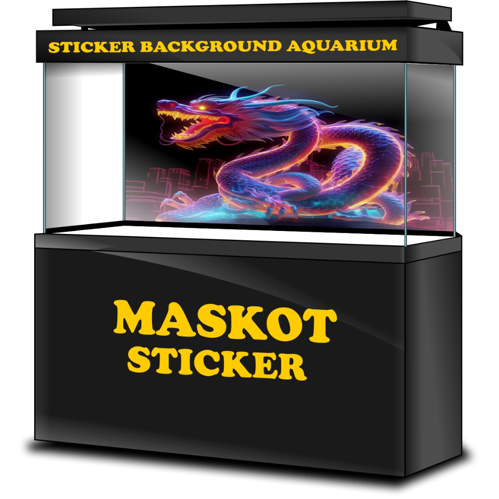 STICKER AQUARIUM, STIKER AKUARIUM, AQUASCAPE,  STIKER KACA AQUARIUM, STIKER BACKGROUND AQUARIUM, STI
