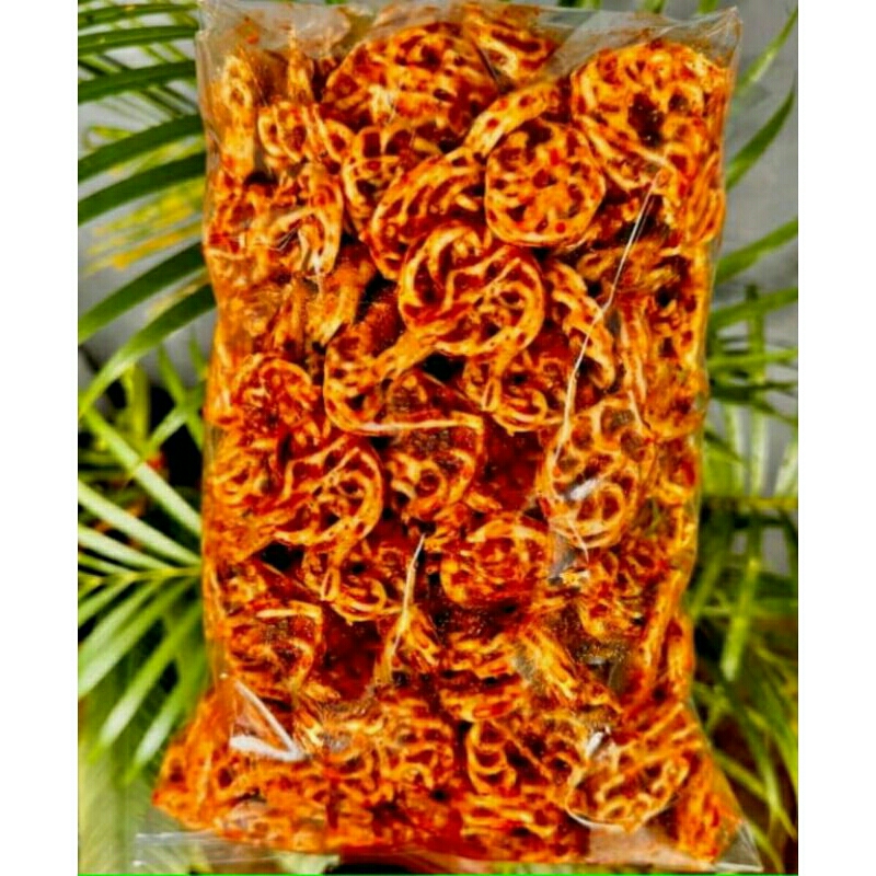 

seblak kering kerupuk rafael pedas daun jeruk isi 1kg