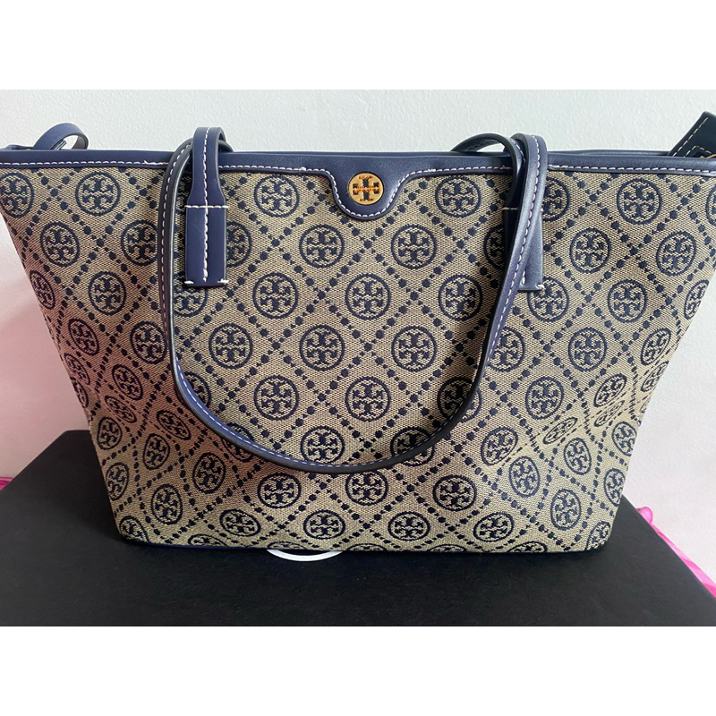 Tas tote bag monogram tory burch