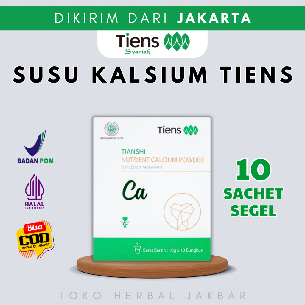 Tianshi Nutrient Calcium Powder Susu Super Kalsium Calsium Nhcp Tiens Dewasa Original 10 Sachet Untu